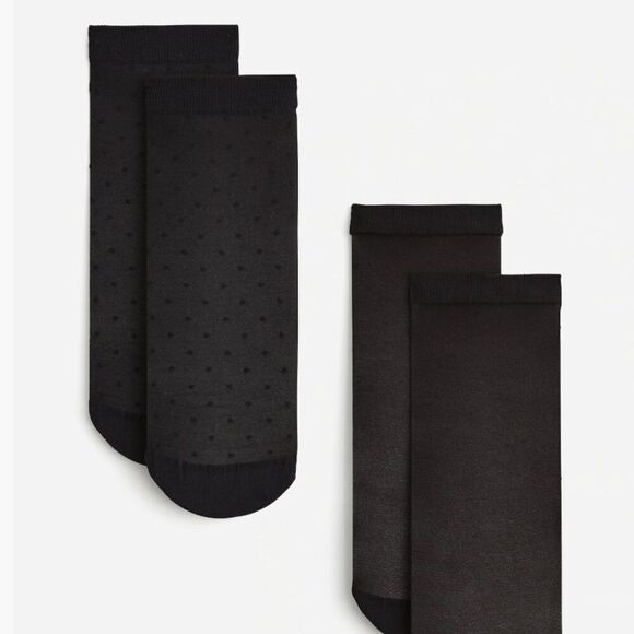 Madewell nt560 Two-Pack Sheer Ankle Socks NWT one size fits most - Picture 1 of 6